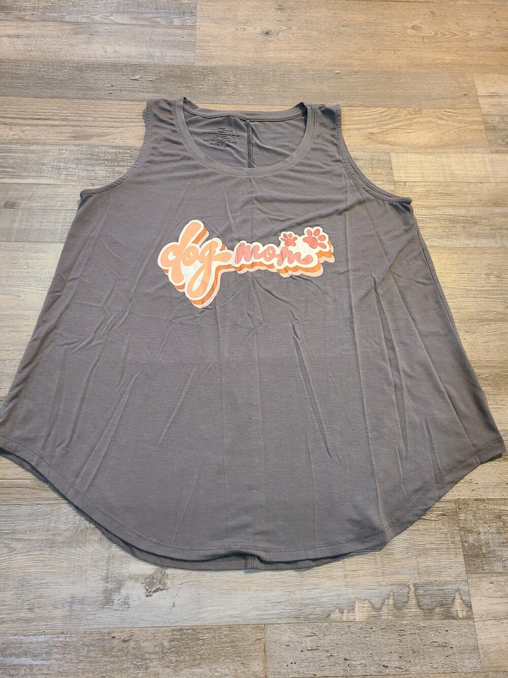 Unknown brand large women's gray drapey tank top